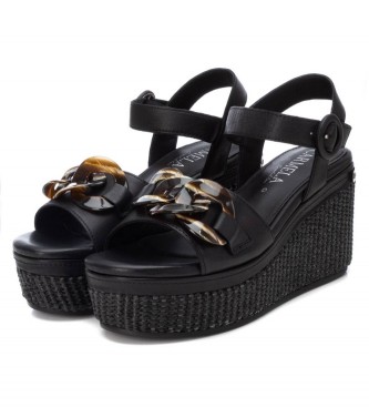 Carmela Leather sandals 160724 black