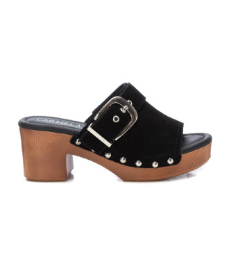 Carmela Sandales en cuir 160736 noir