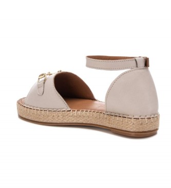 Carmela Leather Sandals 160754 grey