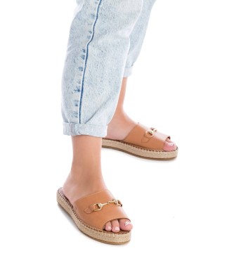 Carmela Leather Sandals 160755 brown
