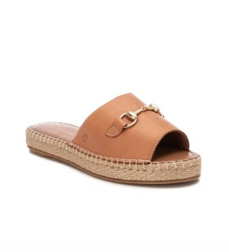 Carmela Leather Sandals 160755 brown