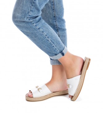 Carmela Lder sandaler 160755 hvid