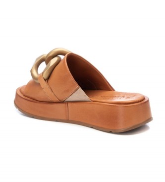 Carmela Leather Sandals 160774 brown
