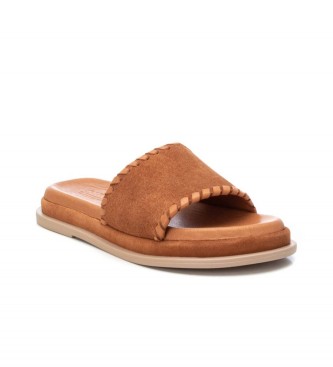 Carmela Leather Sandals 160778 brown