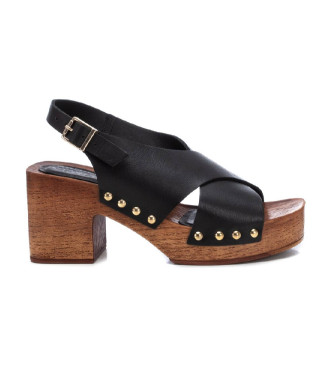 Carmela Sandales en cuir 160781 noir