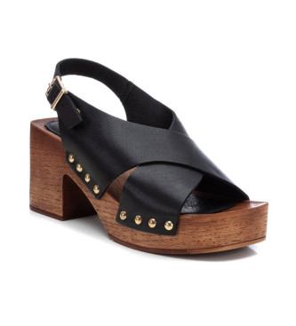 Carmela Sandales en cuir 160781 noir