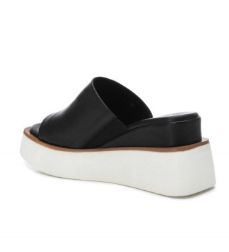 Carmela Leren sandalen 160788 zwart