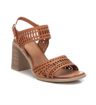 Carmela Leather sandals 160792 brown -Heel height 8cm
