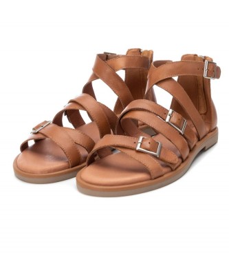 Carmela Usnjene sandale 160809 brown