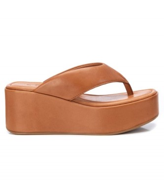 Carmela Lder sandaler 160810 brun