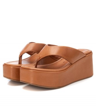 Carmela Lder sandaler 160810 brun