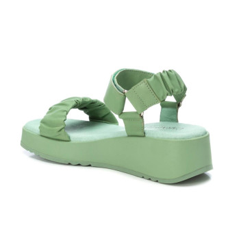Carmela Sandales en cuir 160811 vert