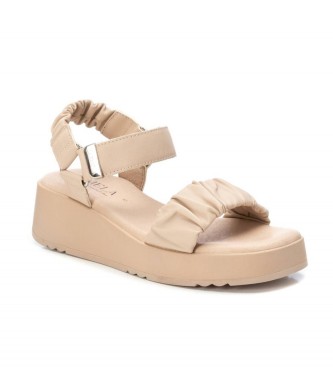 Carmela Leather sandals 160811 beige