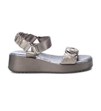 Carmela Sandali in pelle 160811 argento