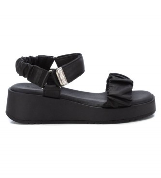 Carmela Leren sandalen 160811 zwart
