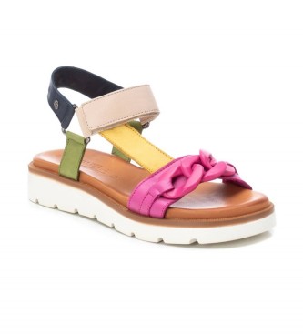 Carmela Lder sandaler 160814 multicolor