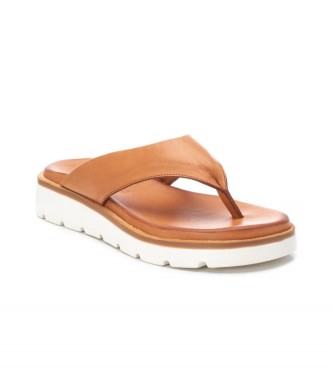 Carmela Lder sandaler 160828 brun