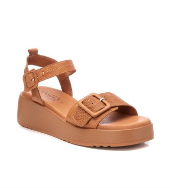Carmela Lder sandaler 160835 brun