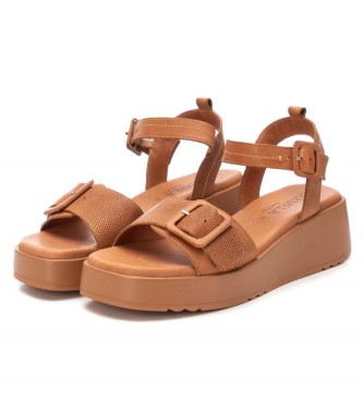 Carmela Lder sandaler 160835 brun