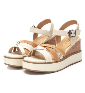 Carmela Usnjene sandale 161386 beige