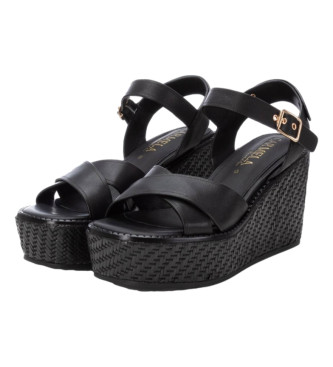 Carmela Wedge-sandaler i lder 161387 svart