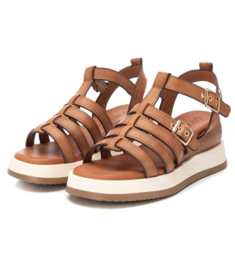Carmela Leather Sandals 161390 brown