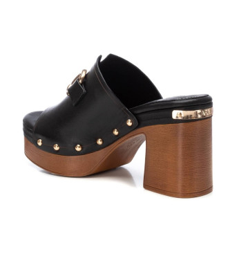Carmela Leather Clogs 161479 black -Heel height 10cm