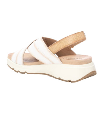 Carmela Off-white sandaler i lder 161481