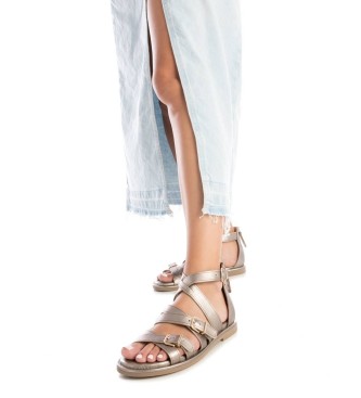 Carmela Carmela silver leather sandals