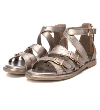 Carmela Carmela silver leather sandals