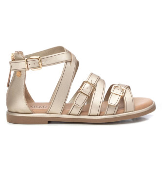 Carmela Golden Carmela leather sandals