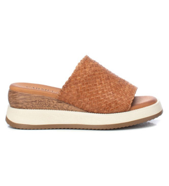 Carmela Leather Sandals 161547 brown