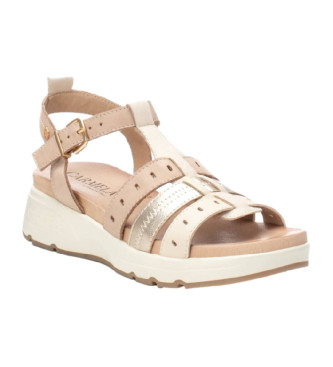 Carmela Leather sandals 161642 beige