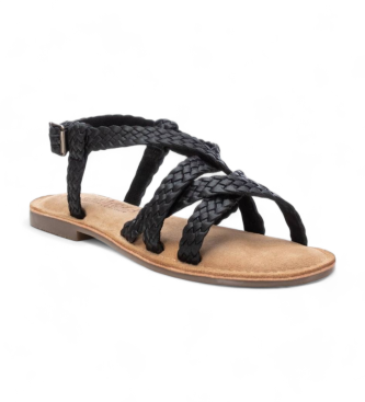 Carmela Leather Sandals 161648 black