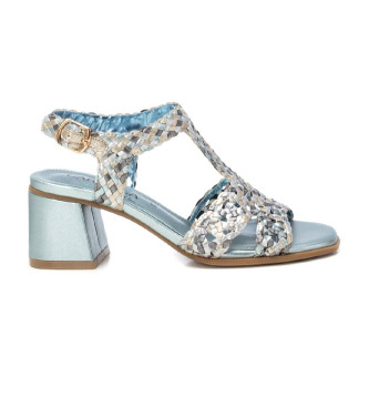 Carmela Sandales en cuir 162190 bleu