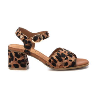 Carmela Brown leather sandals 162192