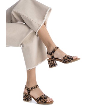 Carmela Brown leather sandals 162192