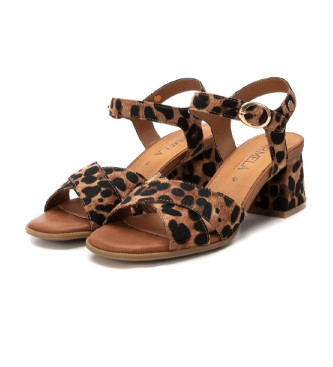 Carmela Brown leather sandals 162192