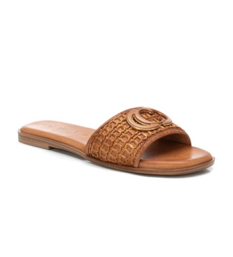Carmela Brown leather sandals 162193