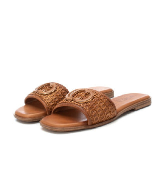 Carmela Brown leather sandals 162193