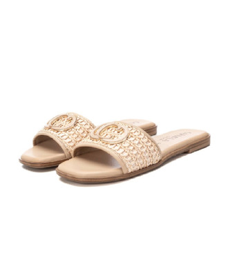 Carmela 162193 beige leather sandals