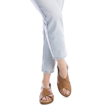 Carmela Sandalias de piel 162201 marrn