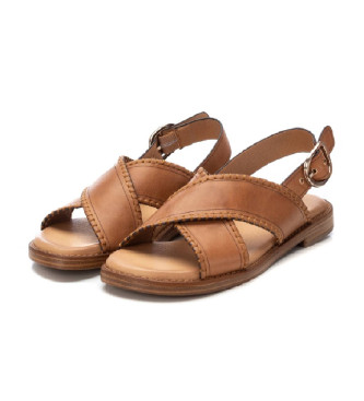 Carmela Sandalias de piel 162201 marrn