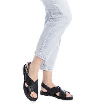 Carmela Sandalias de piel 162201 negro