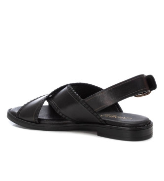 Carmela Sandalias de piel 162201 negro