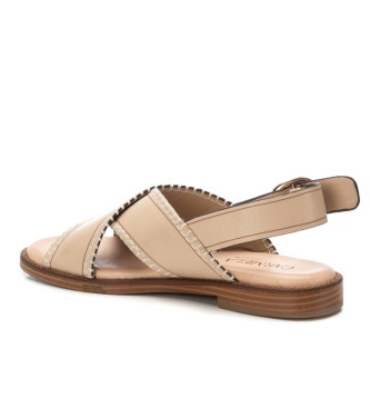 Carmela Sandalias de piel 162201 beige