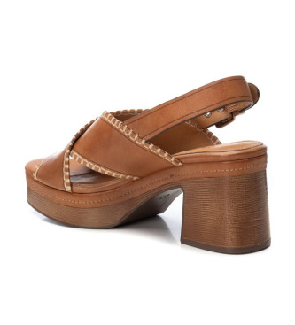 Carmela Leather sandals 162209 brown