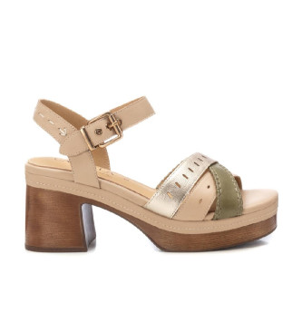 Carmela Leather sandals 162213 beige