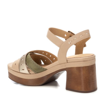 Carmela Leather sandals 162213 beige