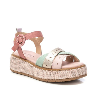Carmela Sandali in pelle 162352 color carne